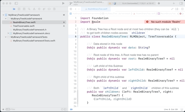 Adding Realm as a Package to the Project, step by step