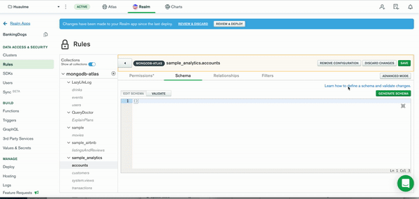 Generate Schema