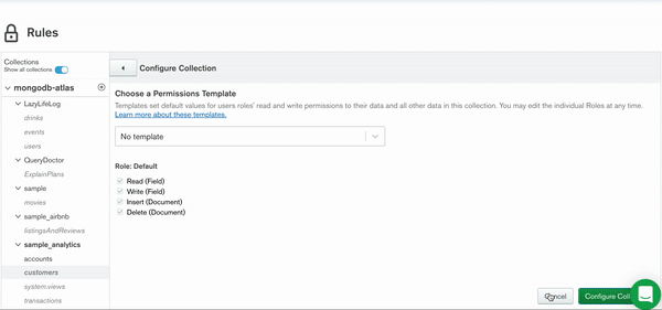 Create customer schema