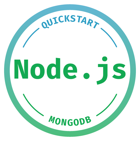 Logotipo do Início rápido em Node.js